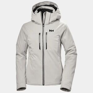 Helly Hansen Women's Alphelia Lifaloft Ski Jacket (Mellow Grey) Medium